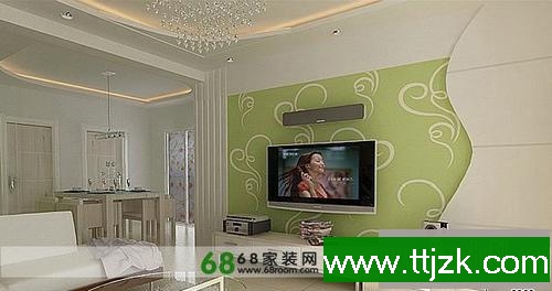 72款“炫色彩&经典简约”电视背景墙效果图大全20xx