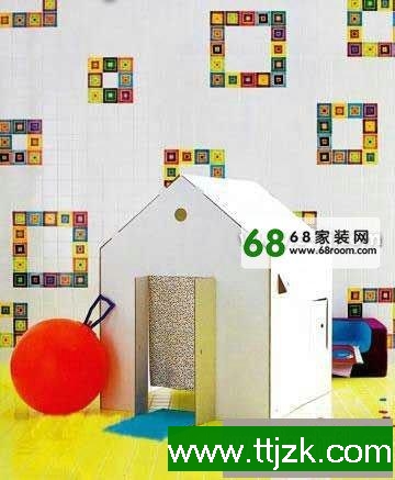 每早我们都会第一时间冲向浴室,怎么才能精神抖擞的开启一天的快乐心情呢?看看下面www.ttjzk.com精心为您推荐的瓷砖铺贴新创意吧,不妨尝试着改变下浴室装修效果和卫生间装修效果,让浴室和心情一样也靓丽。谁说浴室墙面不能有图案?浴室装修也靓丽 瓷砖铺贴新创意 图1